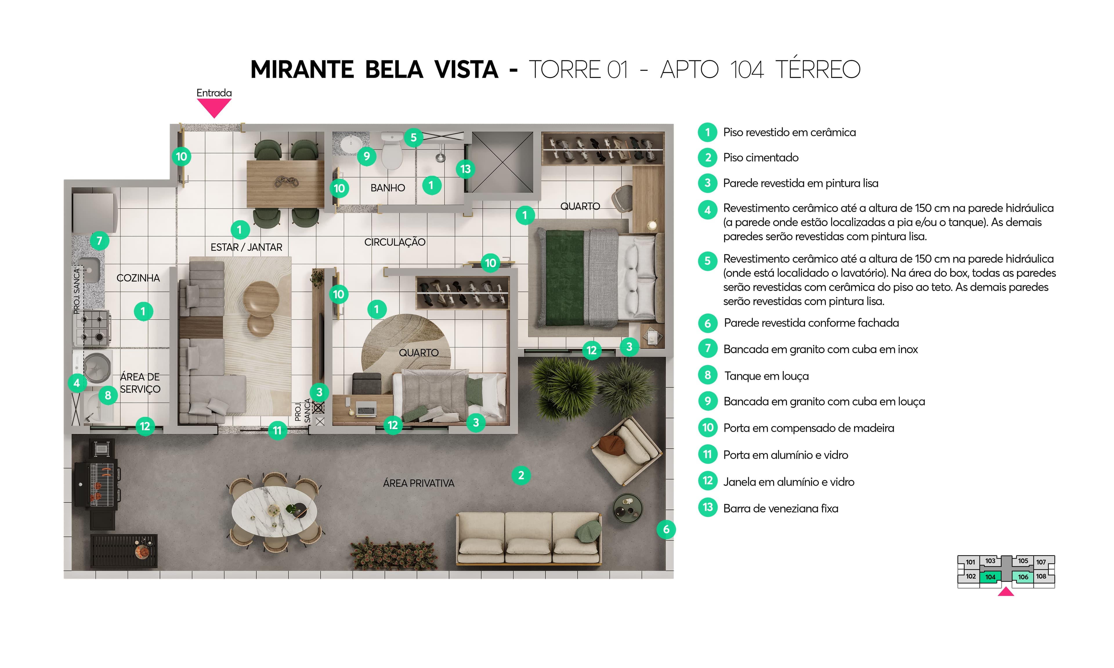 Plantas - Mirante Bela Vista 2