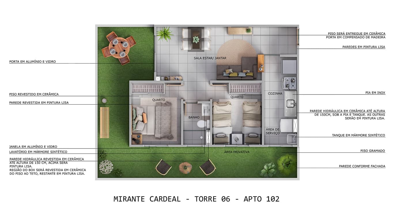 Plantas - Mirante Cardeal 2