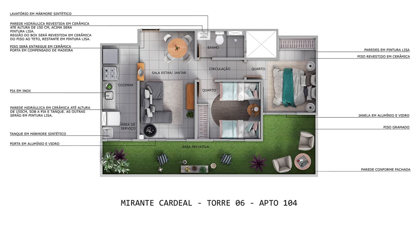 Plantas - Mirante Cardeal 3