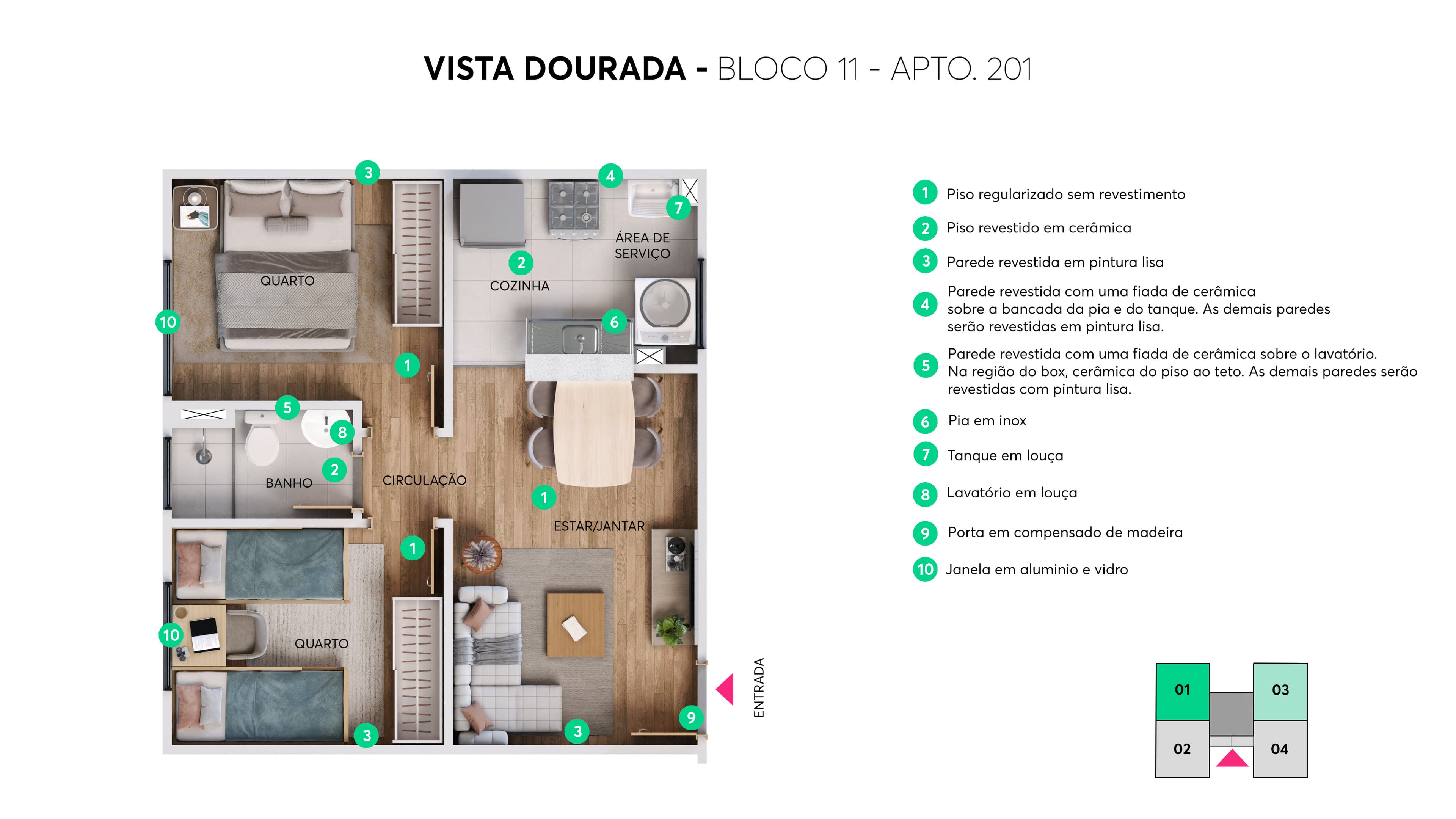 Plantas - Vista Dourada 2